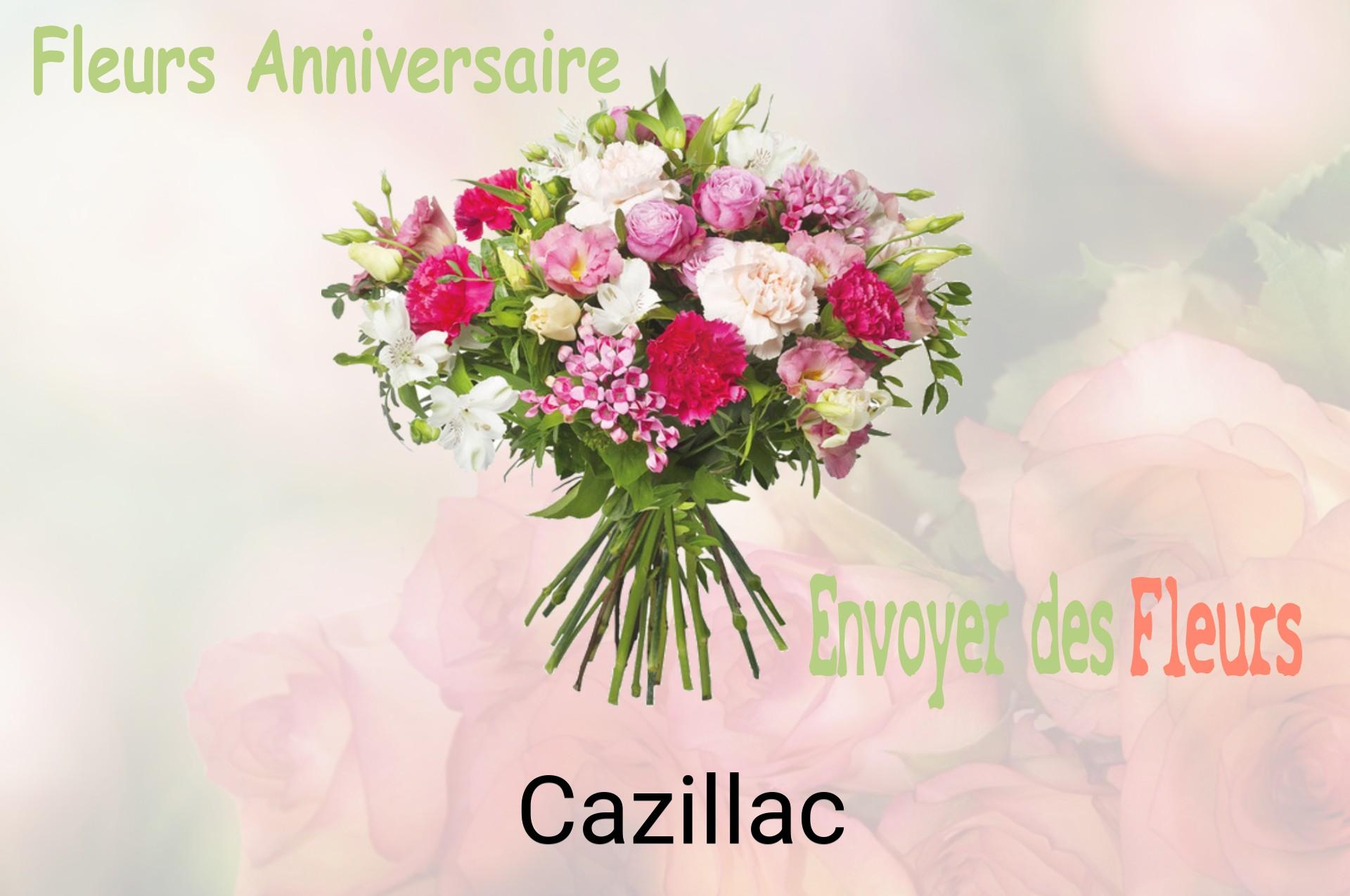 Bouquet de fleurs d’anniversaire livré à Cazillac